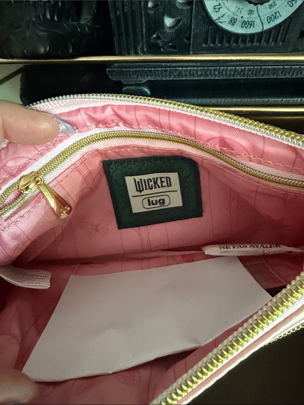 lug Bubblegum Pink Heart Pouch & Super Metro Wicked Bubblegum - Picture 9 of 12